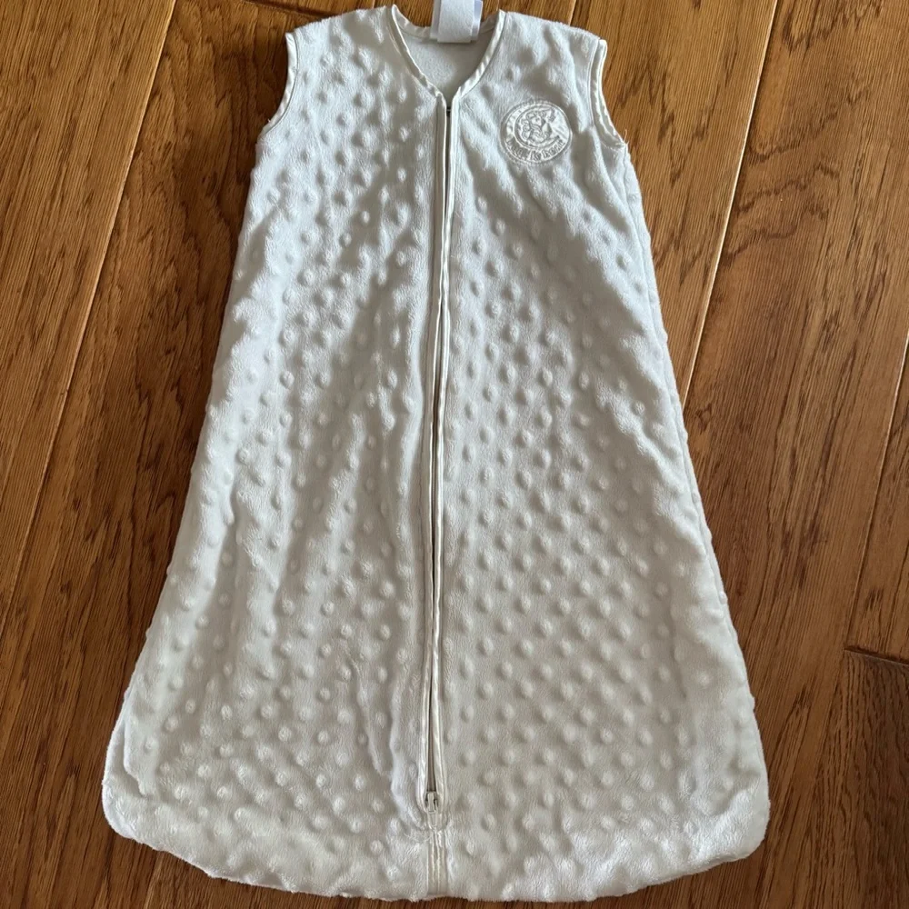 Halo Baby Sleep Sack Micro Fleece Size Small Cream Ivory Wearable Blanket